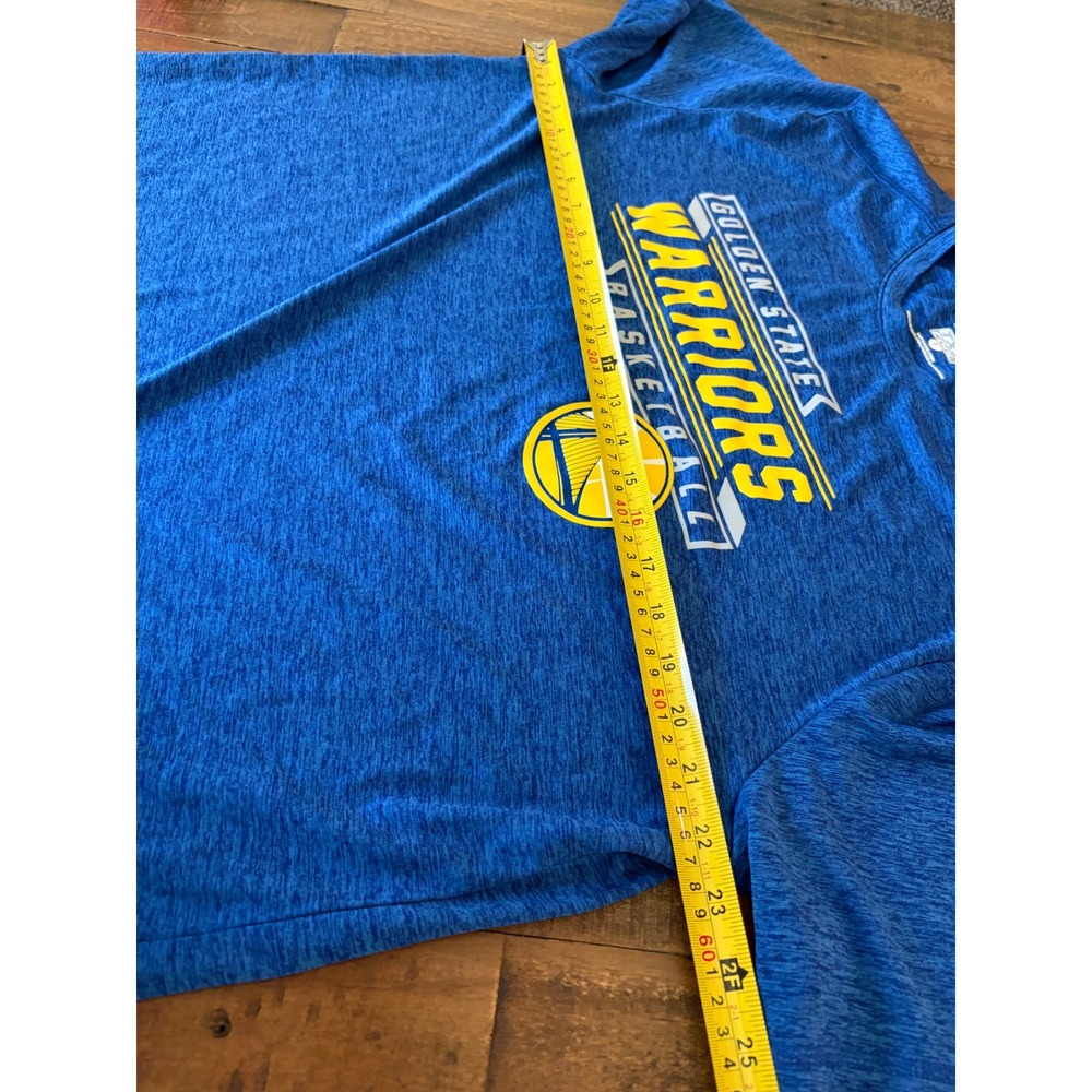 NBA Golden State Warriors Men Large Blue TX3 Cool Performance Basketball T-Shirt - Picture 6 of 7